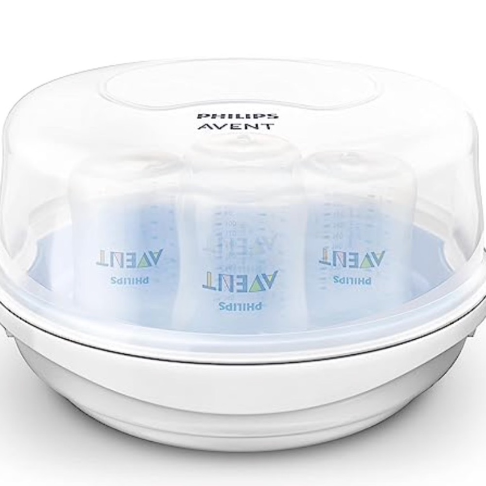 Philips AVENT Microwave Steam Sterilizer for Baby Bottles, Pacifiers, Cups..
